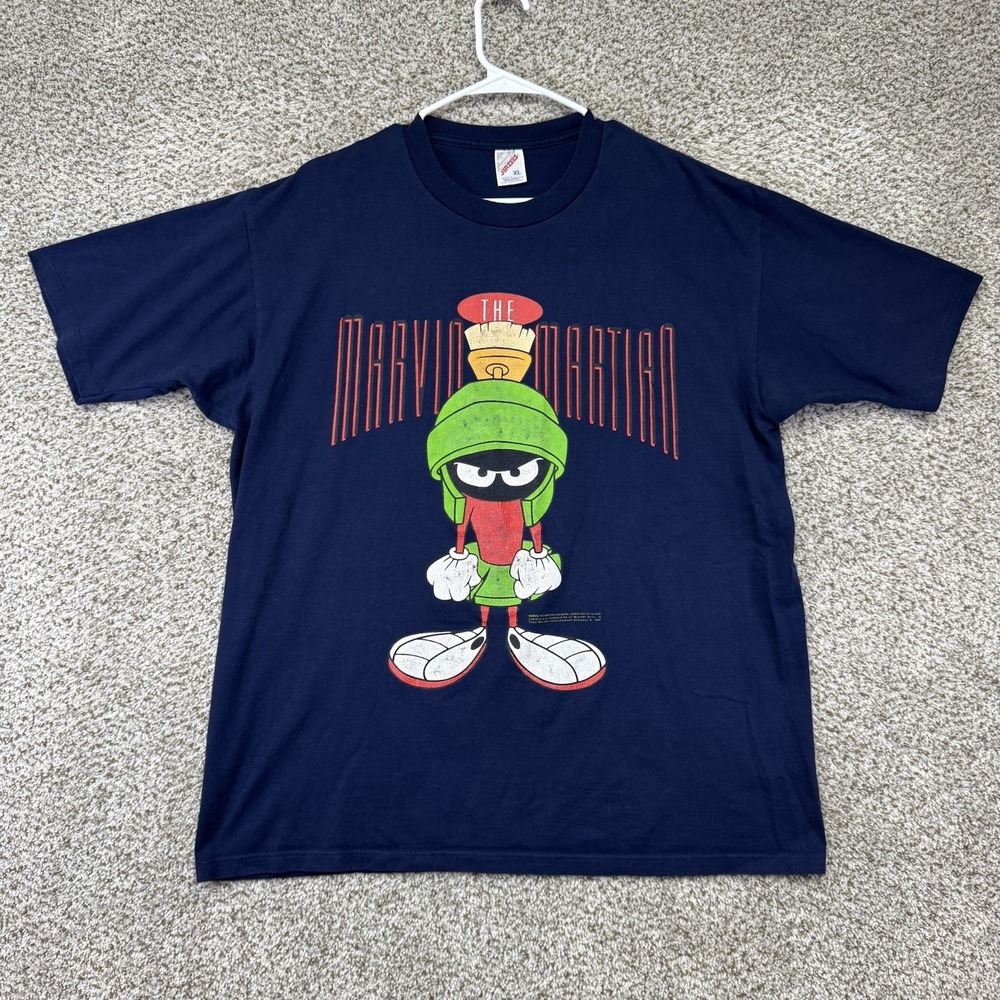 Vintage‎ Marvin The Martian Looney Tunes Shirt Men's XL Jerzees 50/50 Tag 1992